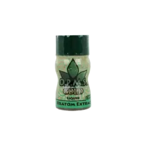 O.P.M.S. Gold Kratom Liquid Bottle