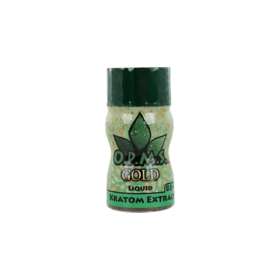 O.P.M.S. Gold Kratom Liquid Bottle