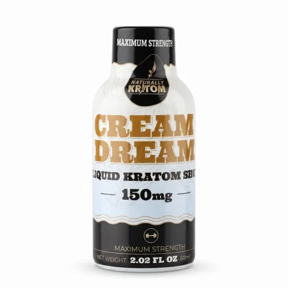 Naturally Kratom Cream Dream Shot Front