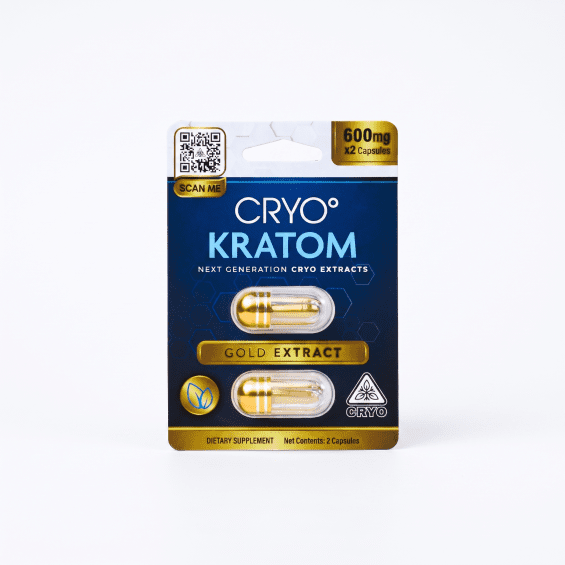 Cryo Kratom Gold Extract Front Photo